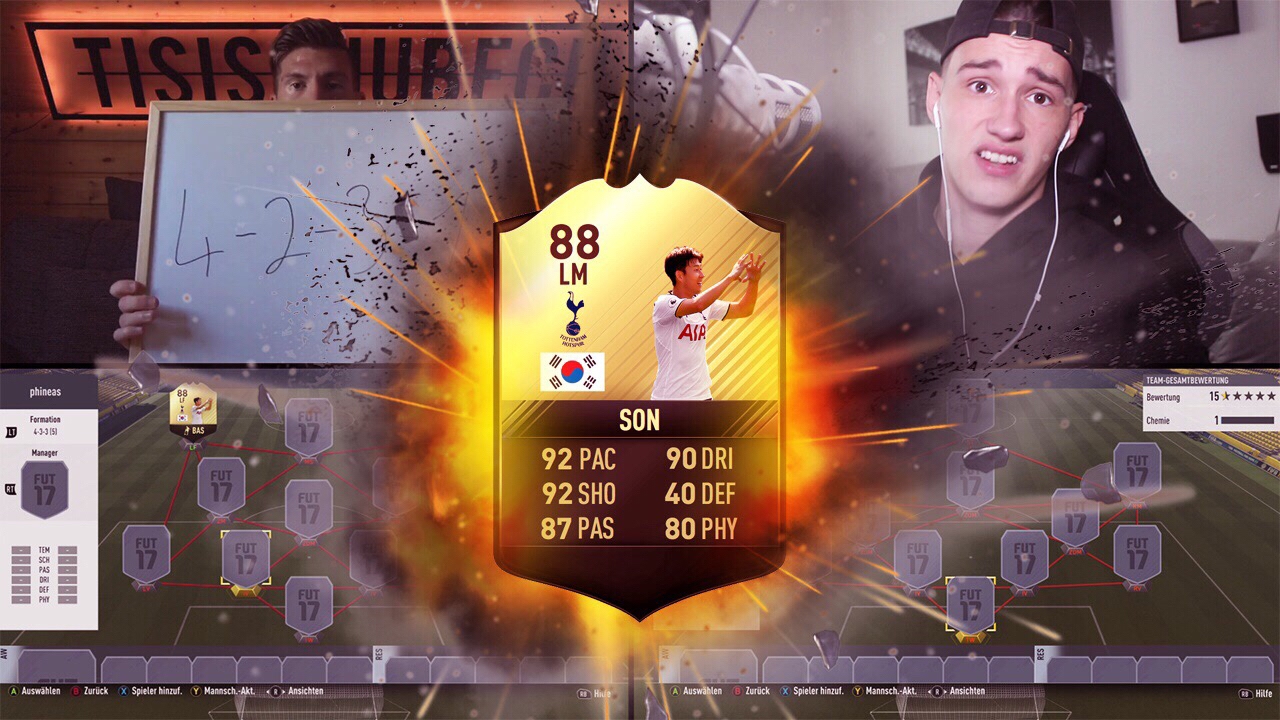 FIFA 17: SON INFORM SQUAD BUILDER SHOWDOWN 😈🔥