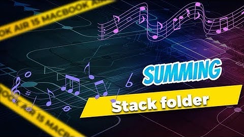 Summing Stack Folder vs Folder Stack Usage in Logic Pro X Tutorial