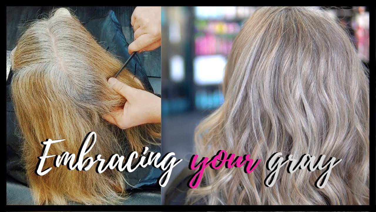 FROM GOLD TO SILVER HAIR | SILVER & GRAY HAIR | SILVER TRANSFORMATION -  YouTube