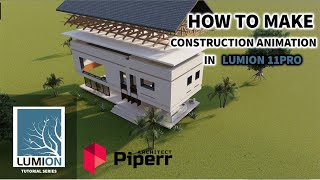 HOW TO CREATE CONSTRUCTION ANIMATION IN LUMION/ PHASING ANIMATION IN LUMION. #LUMION #lumion11