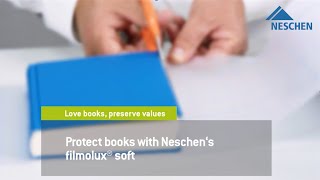 Protect books with Neschen's filmolux® soft! screenshot 2