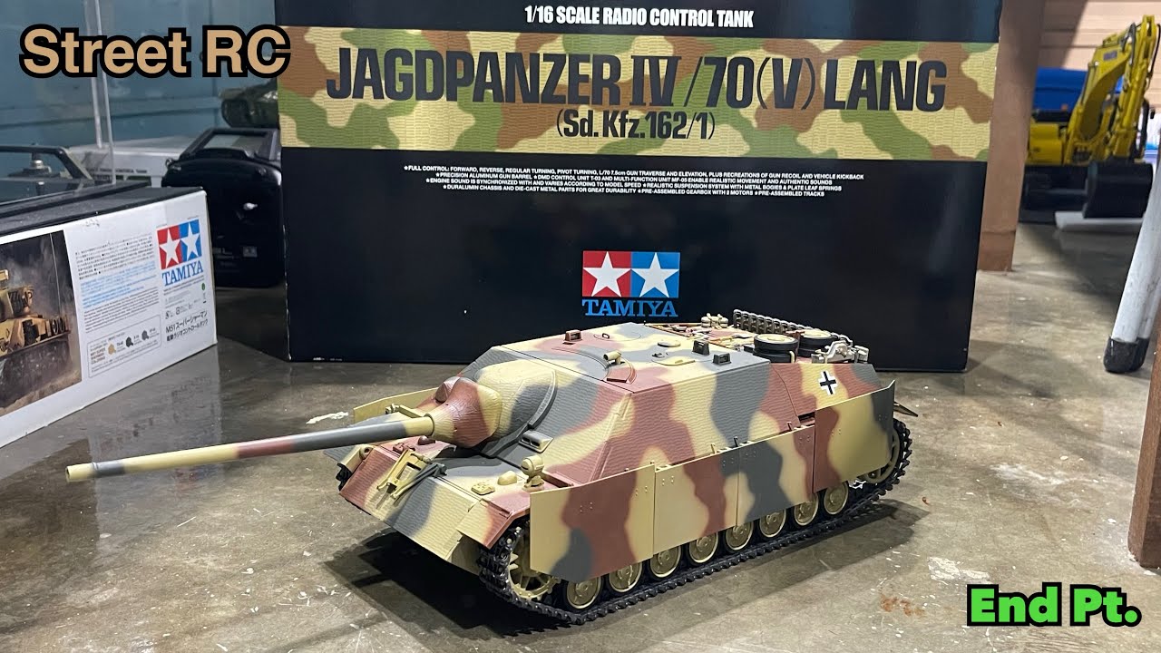 Street RC Assembly TAMIYA 1/16 Radio Control Tank JAGDPANZER IV/70