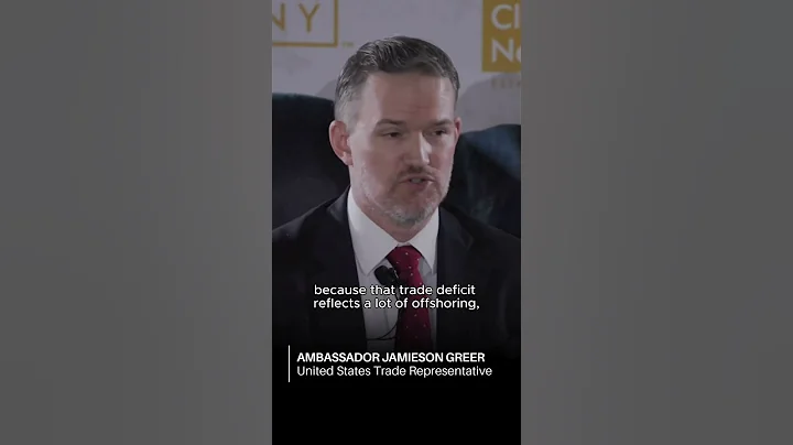 Ambassador Jamieson Greer, U.S. Trade Representative, at The Economic Club of New York