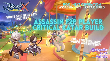 ROX : Next Generation - Critical Assassin - My Current F2P Build (Gear Set, Stat, Damage Test)