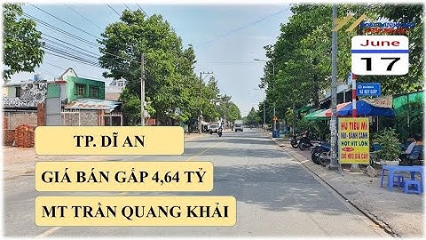 Mặt tiền Trần quang Khải Đông Hòa Dĩ An, kinh doanh đa ngành nghề (HTL127)