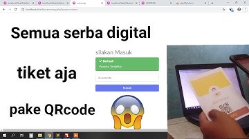 Demo Aplikasi Tiket QRcode Berbasis Web PHP