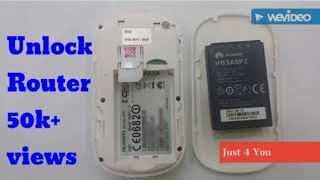 How to unlock huawei router for free