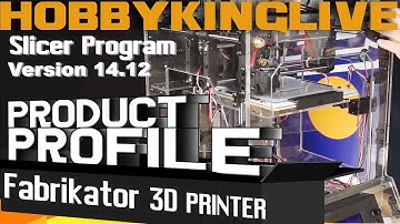 Turnigy Fabrikator 3D Printer - Tips & Tricks # 2 Slicer Program Cura Version 14