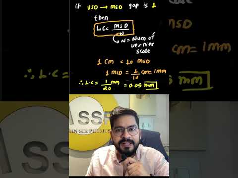 NEET 2026 Physics : Vernier Calipers Least Count Shortcut 🔥 | ssp sir