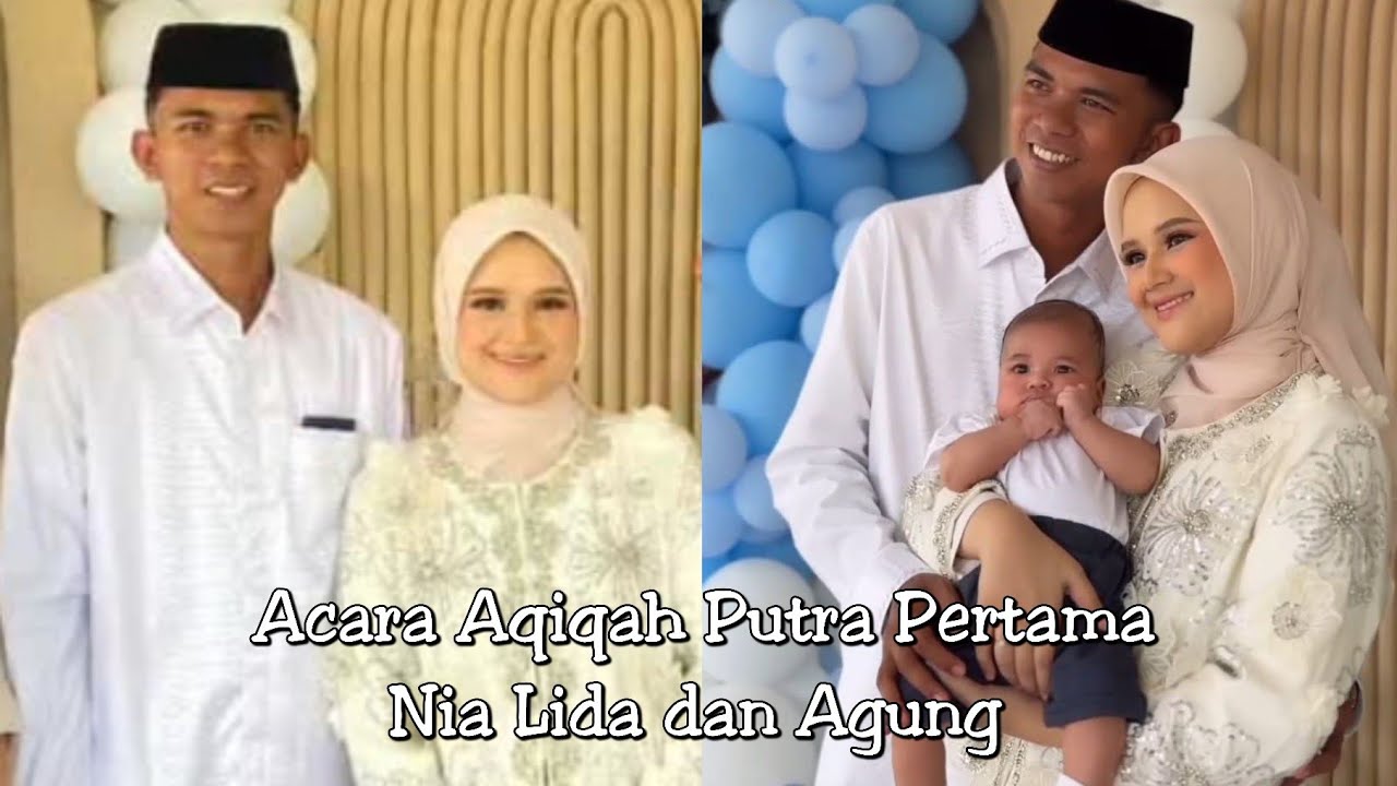 Nia Lida dan Agung Gelar Acara Taimiyah dan Aqiqah Putra nya #nialida 