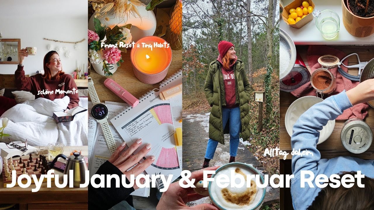 January Joys & Februar Reset ✨: Slow Living, Finanzen & Routinen ☕📒🌿