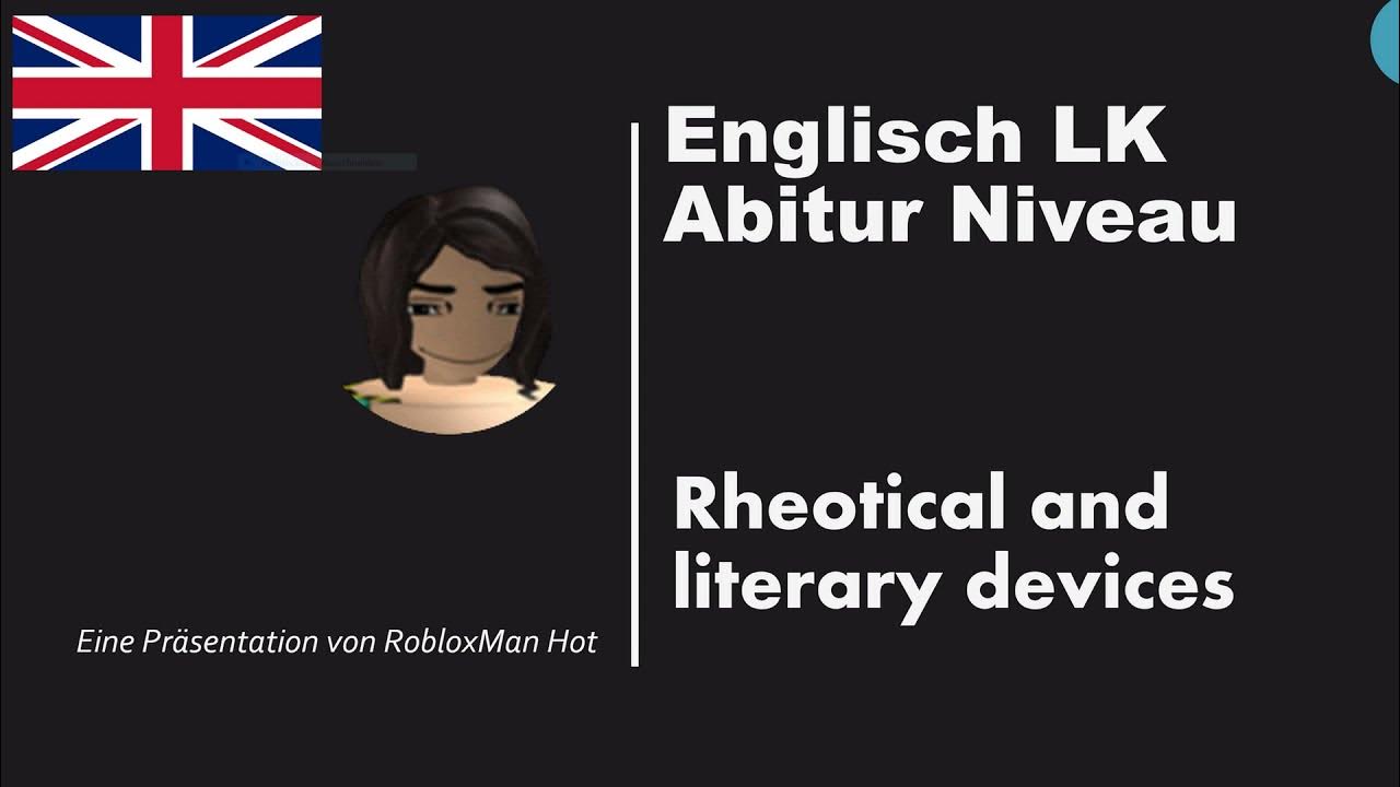 Stilmittel Englisch LK Abitur YouTube