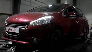 2014 PEUGEOT 208 1.6 e HDi 5D Mar's ECU Tune Dyno Test 99WHP