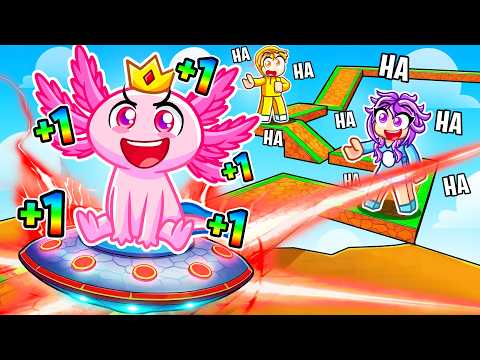 I Pretended to be a AXOLOTL then used 0 01% SKATEBOARD In +1 Speed Escape! (Roblox)