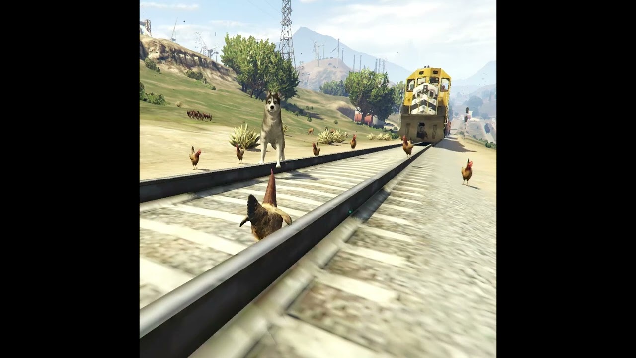 Hen vs tiger in gta v