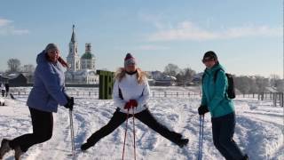 СКАНДИНАВСКАЯ ХОДЬБА ЗИМОЙ.ТВЕРЬ.