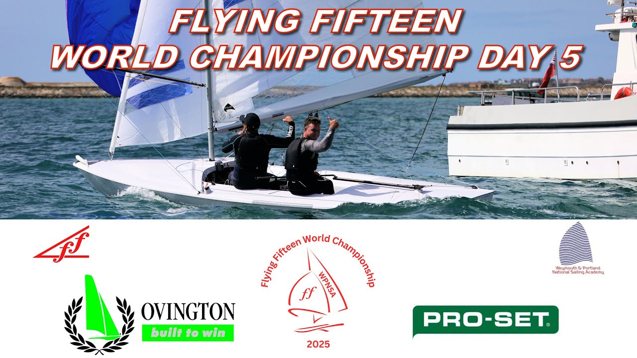 ⁣Flying Fifteen World Championship Day 5