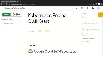 Kubernetes Engine: Qwik Start | GSP100 | Solution