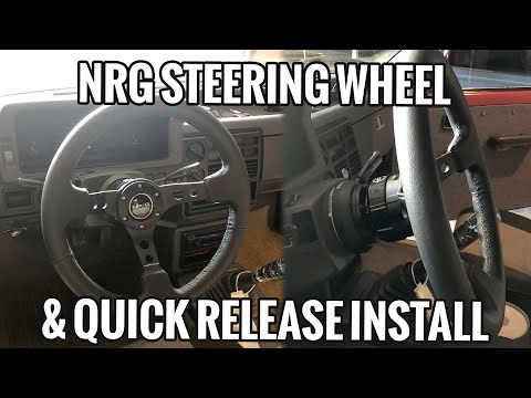 NRG Steering Wheel & Quick Release Install Mazda B2200 B2000