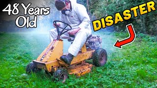 DISASTER! EVERYTHING IS WRONG | Vintage Mower - Will it Run?