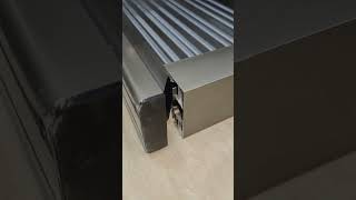 Crystal Folding Parion Door, Pc Transparent Board, Windproof And Anti-Smoke, Shrinkage Does Not