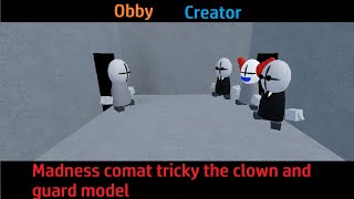 Madness combat tricky the clown and agent model (Obby creator)