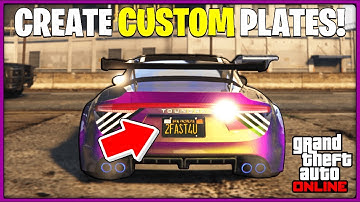How To Make CUSTOM License Plates In GTA Online! (NEW CREATOR 2023)
