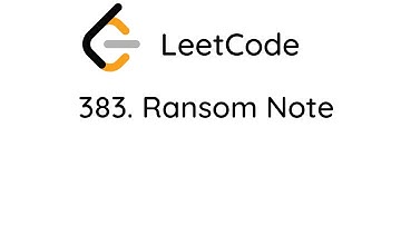 LeetCode 383. Ransom Note (Python)