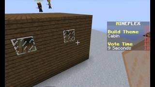 Minecraft Master Builder Episode 2-The cabins... (Mineplex)