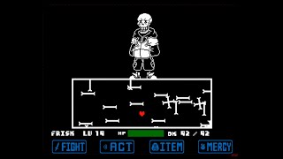 TS!Underswap Papyrus Fight Remake Completed Good Ending | Undertale FanGame | JOEL555_YT