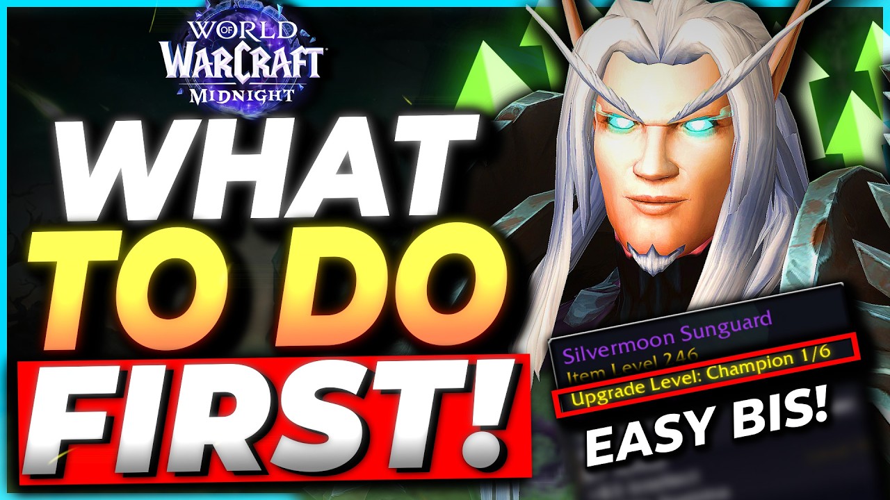 Do This FIRST To Power Up FAST & Be Raid Ready In Midnight World of Warcraft