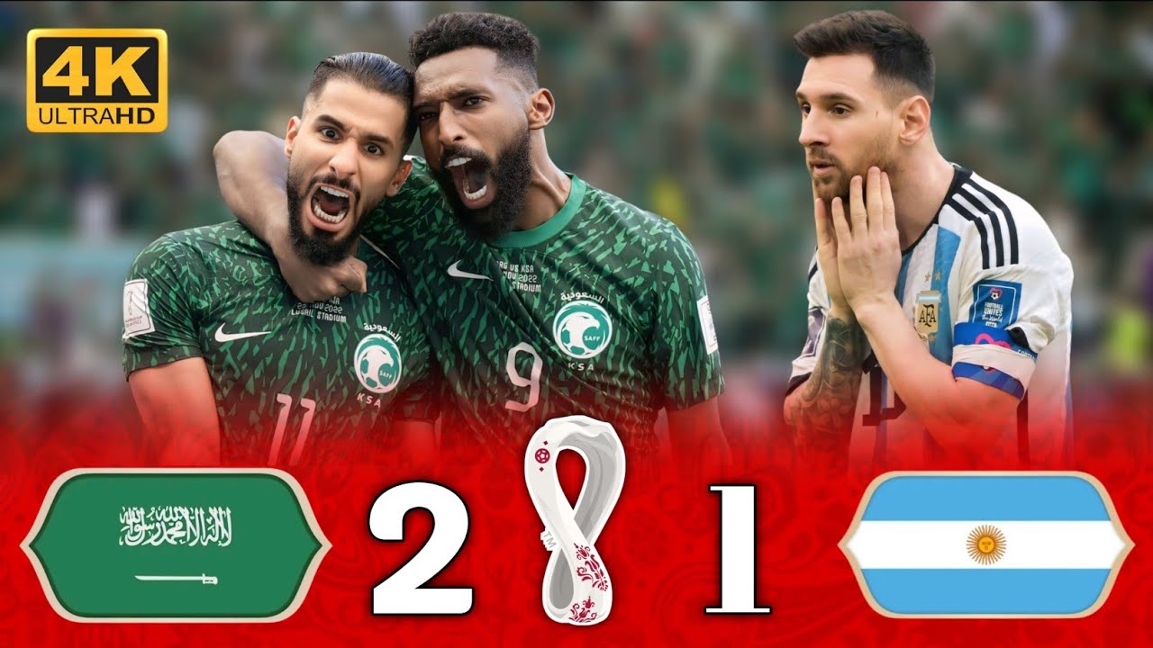 المنتخب السعودي يسحق المنتخب الأرجنتيني (2-1)🔥كأس العالم قطر[2022]🌟 ● جنون البلوشي ودموع ميسي🤯¦ 4k 💫