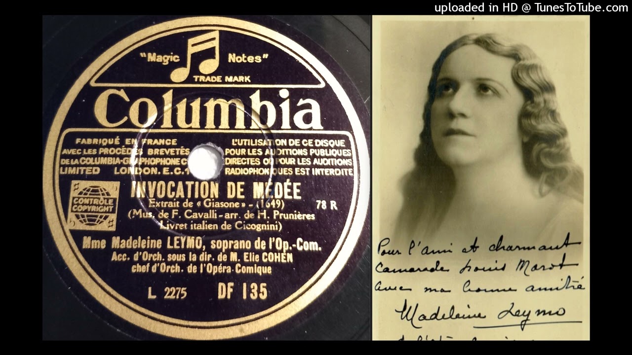 Madeleine Leymo (soprano): Giasone (Fr. Cavalli) 