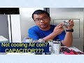 Air con Repair / Defective capacitor troubleshooting / Tagalog part 1