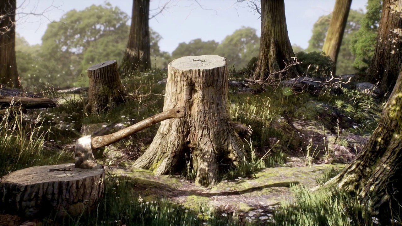 'Deforest' - Game-ready Unreal Engine scene - YouTube