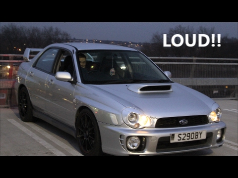 DECATTED Subaru Impreza WRX- LOUD Revs And Accelerations! - YouTube