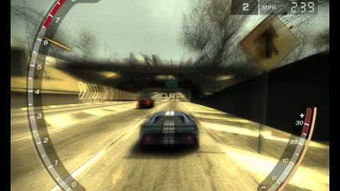 NFSMW: Seaside and Camden Drag with Ford GT in 14.26 sec