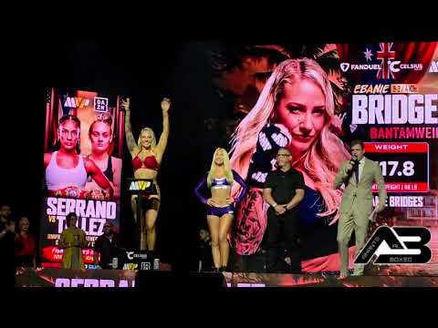EBANIE BRIDGES VS ALEXIS ARAIZA WEIGH-IN MVP - YouTube