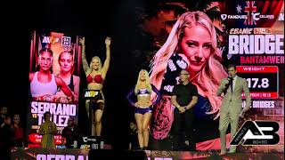 Ebanie Bridges Vs Alexis Araiza Weigh-In Mvp