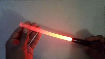 homemade stick light ( using glue stick) #ledlights #science