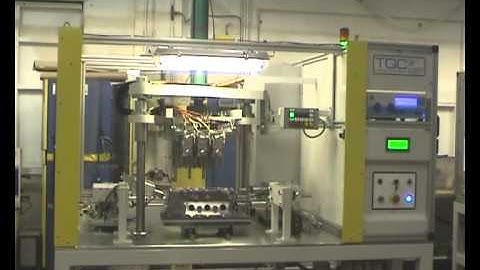 V6 Cylinder Head Leak Test Machine from TQC Ltd