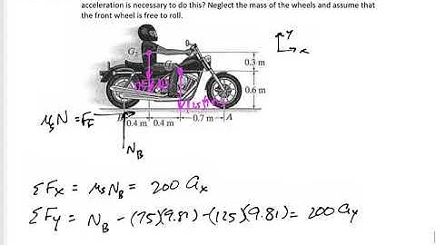 Dynamics - Rigid body translation example 3