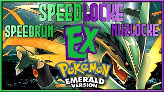 SPEEDLOCKE RETURNS! Speedrun + Nuzlocke with all 898 Pokémon | Emerald EX
I have 5 Minutes to defeat Pokemon Emerald EX Randomizer Nuzlocke. However, I can gain more time by sacrificing one of my Pokemon (5 minutes gained per pokemon)
EX has all 898 Pokemon, Mega Evolutions, and Z-Moves
The timer will be counting DOWN and if it reaches 0 I lose.
1) Catch only the 1st thing I see per new area
2) Perma Death
3) Release a Pokemon if it gets KOd in battle (these will NOT add time)
4) I wont nickname stuff because speedrunning lol
► Twitch Live Stream: https://www.twitch.tv/shenanagans_
► Twitter: https://twitter.com/ShenanaganSmash
► Discord: https://discordapp.com/invite/0ii7QxCyitUaM0Zt
► Music: https://www.bensound.com
► Editing and Thumbnail Design by mckl: https://mikeremer.wixsite.com/mysite SPEEDLOCKE RETURNS! Speedrun + Nuzlocke with all 898 Pokémon | Emerald EX