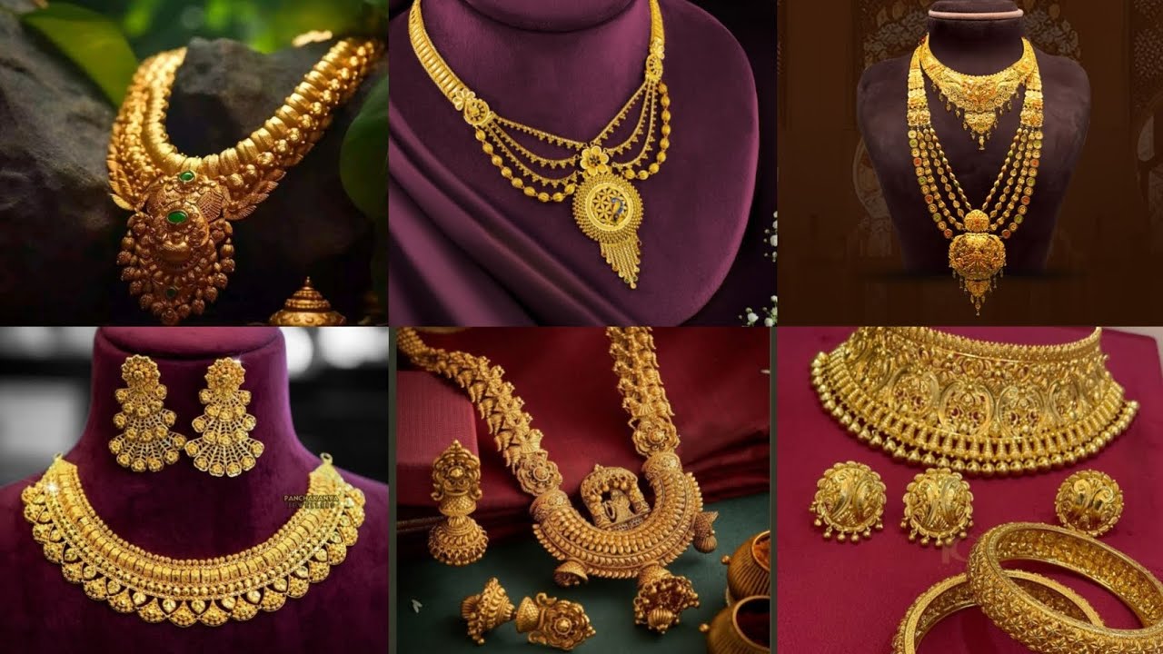Amazing and beautiful gold jewelry sets for females. Gold jewelry design for womens ♥️🥰