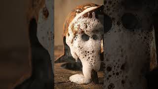 100-Year-Old Rusty Gladiator Helmet Restoration 🪖✨ Satisfying ASMR Cleaning #Shorts #asmr#satisfying