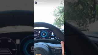 David Dobrik Test Driving New Electric Porsche Instagram Story