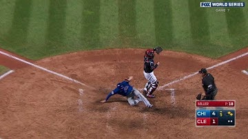WS2016 Gm7: Rizzo lines RBI double to right field