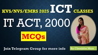 IT Act 2000 based Question Answer |KVS/NVS/EMRS 2025 Computer Classes | KVS/NVS/EMRS ICT Class