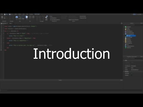 Roblox Scripting Beginner's Guide Ep. 1 - Introduction