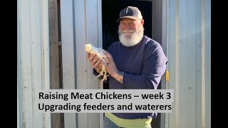 Raising Meat Chickens | Week 3 | Upgrading their feeders and waterers! by Our HodgePodge Homestead 175 views 1 month ago 7 minutes, 3 seconds